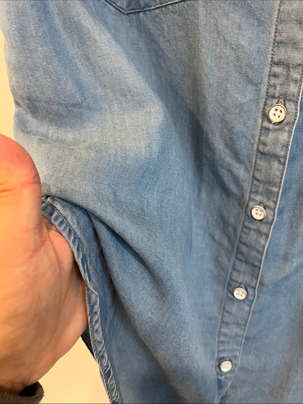 Denim button down shirt S - Picture 2 of 4